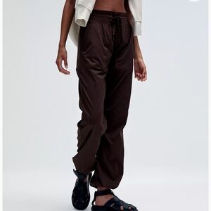 Women's Brown Drawstring Pants